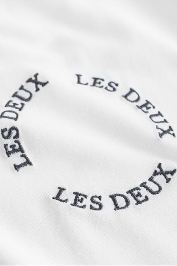 T-SHIRT LES DEUX - 201303 WHITE/RAVEN